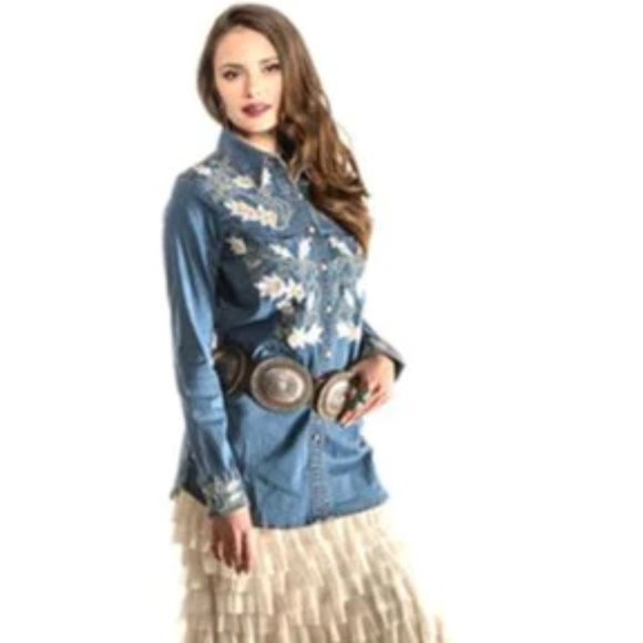 Vintage Collection Evans Western Shirt Size XL B101 - Picture 1 of 11
